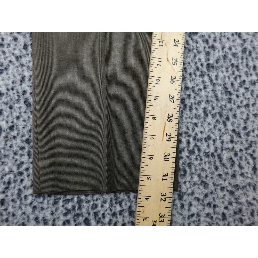 Lauren Ralph Lauren Dress Pants Mens 32W x 32L Olive Green Flat Front Stretch